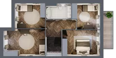 Dom 135,77 m², oferta nr 25/1, Osiedle Południowa etap II, Mińsk Mazowiecki, Stojadła, ul. Południowa
