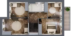 Dom 135,77 m², oferta nr 31/1, Osiedle Południowa etap II, Mińsk Mazowiecki, Stojadła, ul. Południowa