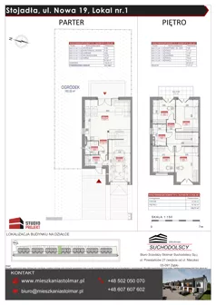 Dom 135,77 m², oferta nr 19/1, Osiedle Południowa etap I, Mińsk Mazowiecki, Stojadła, ul. Południowa