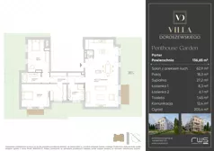 3 pokoje, apartament 136,65 m², parter, oferta nr Penthouse Garden, Villa Doroszewskiego, Gdańsk, Oliwa, ul. Doroszewskiego