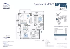 3 pokoje, lokal inwestycyjny 85,03 m², piętro 2, oferta nr M06/2, Marina Royale, Darłowo, ul. Bulwar Zachodzącego Słońca 1