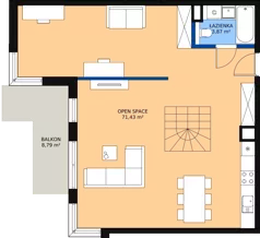 1 pokój, mieszkanie 123,56 m², piętro 3, oferta nr 19, Strumykowa, Warszawa, Białołęka, Nowodwory, ul. Strumykowa
