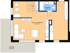 1 pokój, mieszkanie 99,52 m², piętro 3, oferta nr 46, Strumykowa, Warszawa, Białołęka, Nowodwory, ul. Strumykowa
