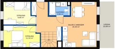 3 pokoje, mieszkanie 78,54 m², piętro 3, oferta nr 63, Strumykowa, Warszawa, Białołęka, Nowodwory, ul. Strumykowa