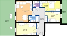 4 pokoje, mieszkanie 81,15 m², parter, oferta nr 81, Strumykowa, Warszawa, Białołęka, Nowodwory, ul. Strumykowa