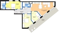 4 pokoje, mieszkanie 80,12 m², piętro 2, oferta nr 88, Strumykowa, Warszawa, Białołęka, Nowodwory, ul. Strumykowa