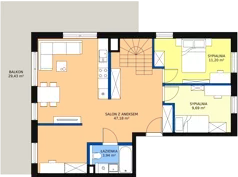 3 pokoje, mieszkanie 105,33 m², piętro 3, oferta nr 106, Strumykowa, Warszawa, Białołęka, Nowodwory, ul. Strumykowa