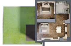 2 pokoje, mieszkanie 49,39 m², parter, oferta nr A2, Karolewska 60, Łódź, Polesie, Karolew, ul. Karolewska 54/60