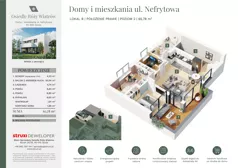 4 pokoje, mieszkanie 65,78 m², piętro 1, oferta nr BNf1_13_B2, Osiedle Róży Wiatrów, Opole, Chmielowice, ul. Nefrytowa / Onyksowa / Śliczna