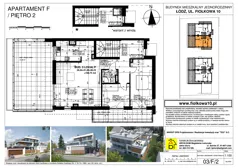 5 pokoi, apartament 149,00 m², parter, oferta nr 3 F, Apartamenty Fiołkowa 10, Łódź, Bałuty, Julianów-Marysin-Rogi, ul. Fiołkowa 10