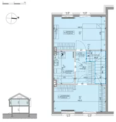 Dom 63,99 m², oferta nr 32A, Ogrody Przyjaciół 5, Warszawa, Białołęka, Szamocin, ul. Cieślewskich/Inna