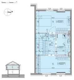 Dom 63,99 m², oferta nr 37A, Ogrody Przyjaciół 5, Warszawa, Białołęka, Szamocin, ul. Cieślewskich/Inna