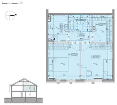 Dom 68,34 m², oferta nr 13B, Ogrody Przyjaciół 5, Warszawa, Białołęka, Szamocin, ul. Cieślewskich/Inna
