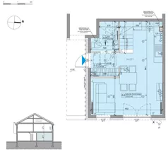 Dom 68,34 m², oferta nr 14B, Ogrody Przyjaciół 5, Warszawa, Białołęka, Szamocin, ul. Cieślewskich/Inna