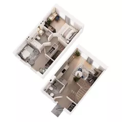 Dom 63,99 m², oferta nr 32A, Ogrody Przyjaciół 5 - etap 3, Warszawa, Białołęka, Szamocin, ul. Cieślewskich