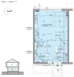 Dom 63,99 m², oferta nr 32A, Ogrody Przyjaciół 5 - etap 3, Warszawa, Białołęka, Szamocin, ul. Cieślewskich