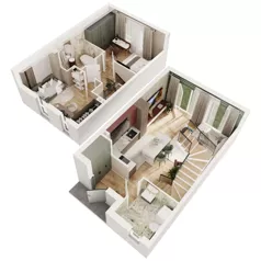 Dom 72,53 m², oferta nr 55A, Nova Magdalenka 7 - etap 5,6, Słomin, ul. Janczewicka