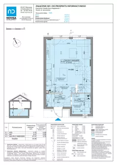 Dom 72,53 m², oferta nr 55A, Nova Magdalenka 7 - etap 5,6, Słomin, ul. Janczewicka