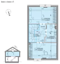 Dom 65,67 m², oferta nr 62B, Nova Magdalenka 7 - etap 7, Słomin, ul. Janczewicka