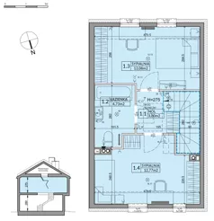 Dom 72,53 m², oferta nr 65A, Nova Magdalenka 7 - etap 7, Słomin, ul. Janczewicka