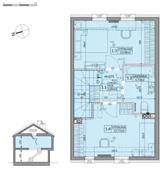 Dom 72,53 m², oferta nr 96B, Nova Magdalenka 7 - etap 8, Słomin, ul. Janczewicka