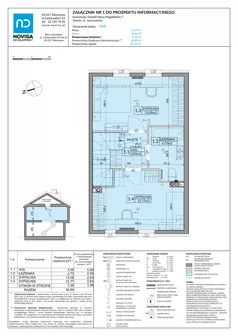 Dom 72,53 m², oferta nr 96B, Nova Magdalenka 7 - etap 8, Słomin, ul. Janczewicka