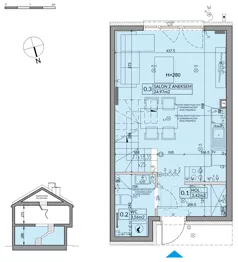 Dom 65,67 m², oferta nr 79A, Nova Magdalenka 7, Słomin, ul. Janczewicka