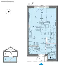 Dom 65,67 m², oferta nr 93A, Nova Magdalenka 7, Słomin, ul. Janczewicka