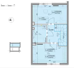 Dom 61,92 m², oferta nr 34, Boska Ksawerowska 2 - etap 3, Łódź, Górna, ul. Mały Skręt