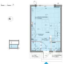 Dom 61,92 m², oferta nr 42, Boska Ksawerowska 2 - etap 3, Łódź, Górna, ul. Mały Skręt