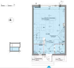 Dom 61,92 m², oferta nr 51, Boska Ksawerowska 2, Łódź, Górna, ul. Mały Skręt