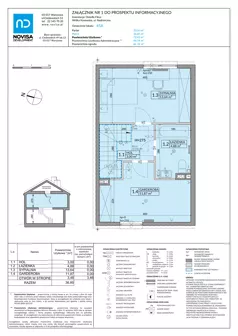 Dom 72,41 m², oferta nr 45A, Osiedle Fikus, Wólka Kosowska, ul. Nadrzeczna