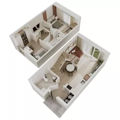 Dom 65,90 m², oferta nr 46A, Osiedle Fikus, Wólka Kosowska, ul. Nadrzeczna