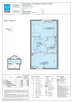 Dom 65,90 m², oferta nr 46A, Osiedle Fikus, Wólka Kosowska, ul. Nadrzeczna