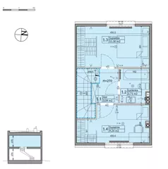 Dom 62,30 m², oferta nr 27B, Osiedle Stokrotki, Boryszew, ul. Nadziei