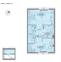 Dom 62,30 m², oferta nr 29B, Osiedle Stokrotki, Boryszew, ul. Nadziei
