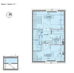 Dom 62,30 m², oferta nr 31B, Osiedle Stokrotki, Boryszew, ul. Nadziei