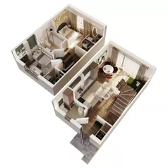 Dom 62,30 m², oferta nr 32A, Osiedle Stokrotki - etap 4, Boryszew, ul. Nadziei