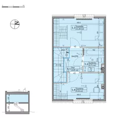Dom 62,30 m², oferta nr 35B, Osiedle Stokrotki, Boryszew, ul. Nadziei