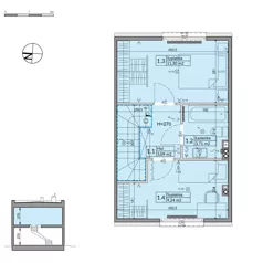 Dom 62,30 m², oferta nr 41B, Osiedle Stokrotki, Boryszew, ul. Nadziei