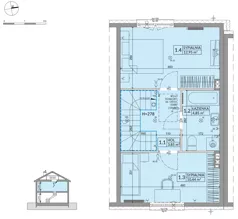 Dom 68,42 m², oferta nr 21B, Osiedle Słoneczne, Sulejówek, ul. Szklarniowa