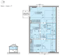 Dom 68,42 m², oferta nr 31A, Osiedle Słoneczne - etap 4, Sulejówek, ul. Szklarniowa