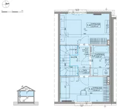 Dom 68,42 m², oferta nr 31B, Osiedle Słoneczne - etap 4, Sulejówek, ul. Szklarniowa