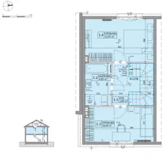 Dom 68,42 m², oferta nr 41A, Osiedle Słoneczne - etap 4, Sulejówek, ul. Szklarniowa