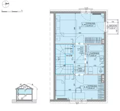 Dom 68,42 m², oferta nr 41B, Osiedle Słoneczne - etap 4, Sulejówek, ul. Szklarniowa