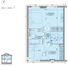 Dom 75,74 m², oferta nr 22A, Zielono Mi 2, Podolszyn, ul. Zielona