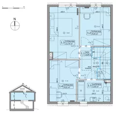 Dom 85,91 m², oferta nr 10B, Arkady Walendów - etap 3, Walendów, ul. Brzozowa