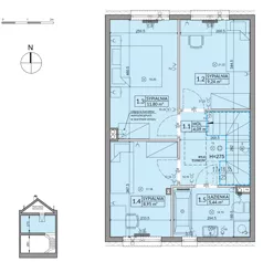 Dom 85,17 m², oferta nr 172A, Arkady Walendów etap 4-5, Walendów, ul. Brzozowa