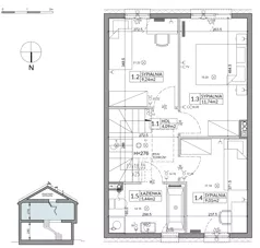 Dom 85,17 m², oferta nr 178A, Arkady Walendów etap 4-5, Walendów, ul. Brzozowa
