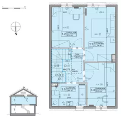 Dom 85,17 m², oferta nr 178A, Arkady Walendów etap 4-5, Walendów, ul. Brzozowa
